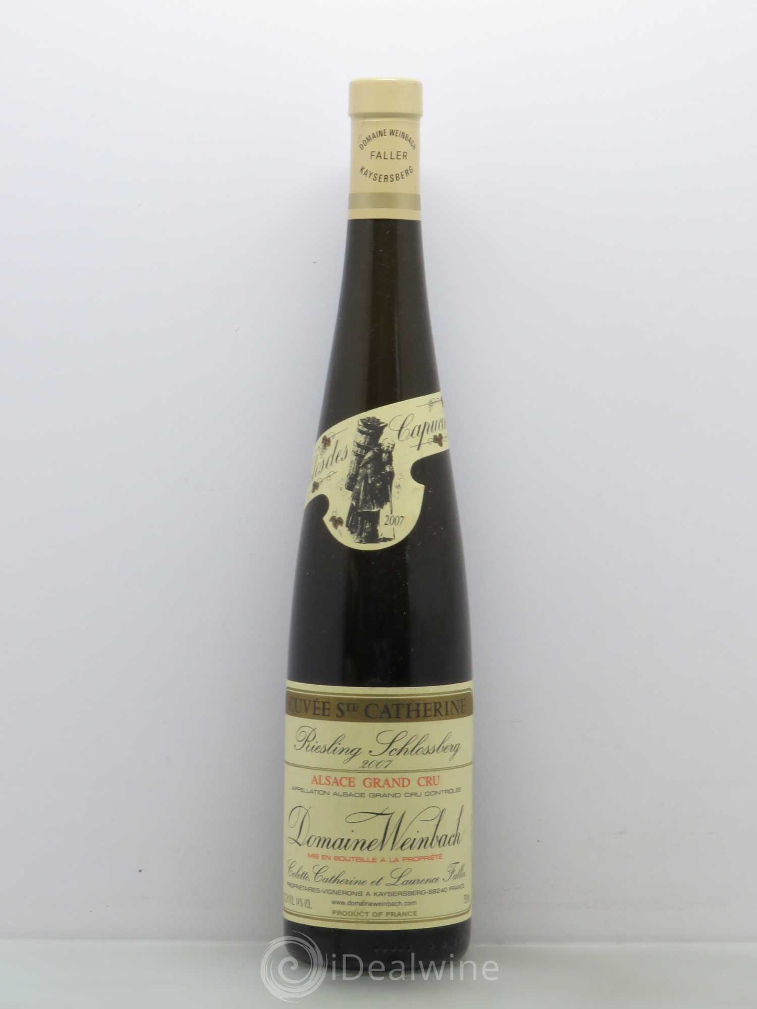 Alsace Grand Cru Schlossberg Riesling Weinbach (Domaine) 2007 - Lot de 1 bouteille - 0