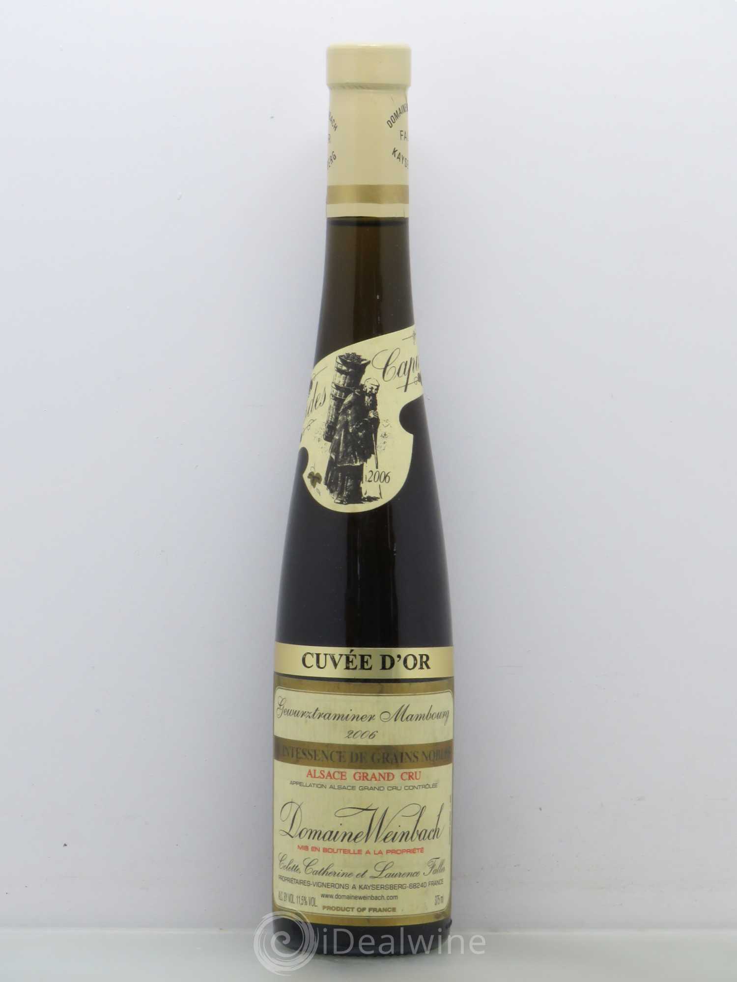 Alsace Gewurztraminer Mambourg Sélection de Grains Nobles Grand Cru Weinbach (Domaine) Cuvée d'Or (sans prix de réserve) 2006 - Lotto di 1 mezza bottiglia - 0
