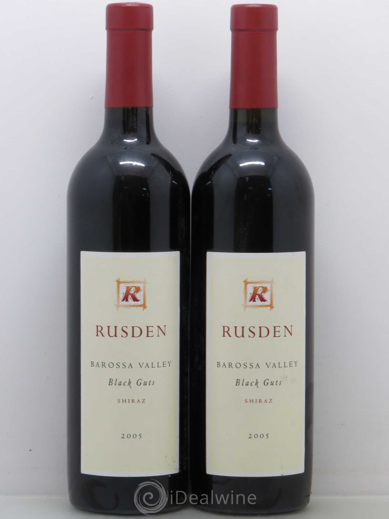 Australie Rusden Black Guts Shiraz 2005 - Posten von 2 Flaschen - 0