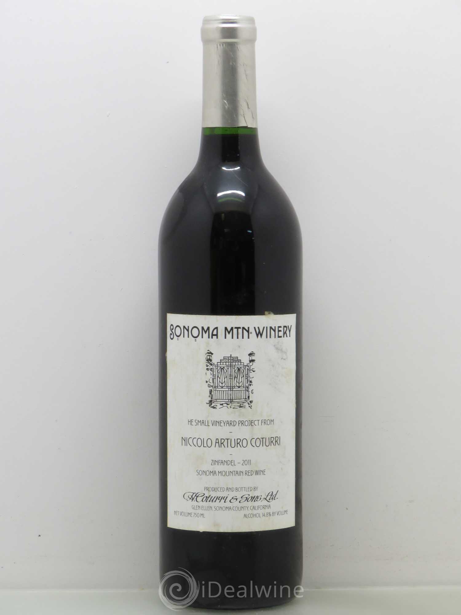USA Sonoma Mountain Winery - Niccolo Arturo Coturri Sonoma Valley Zinfandel 2011 - Posten von 1 Flasche - 0