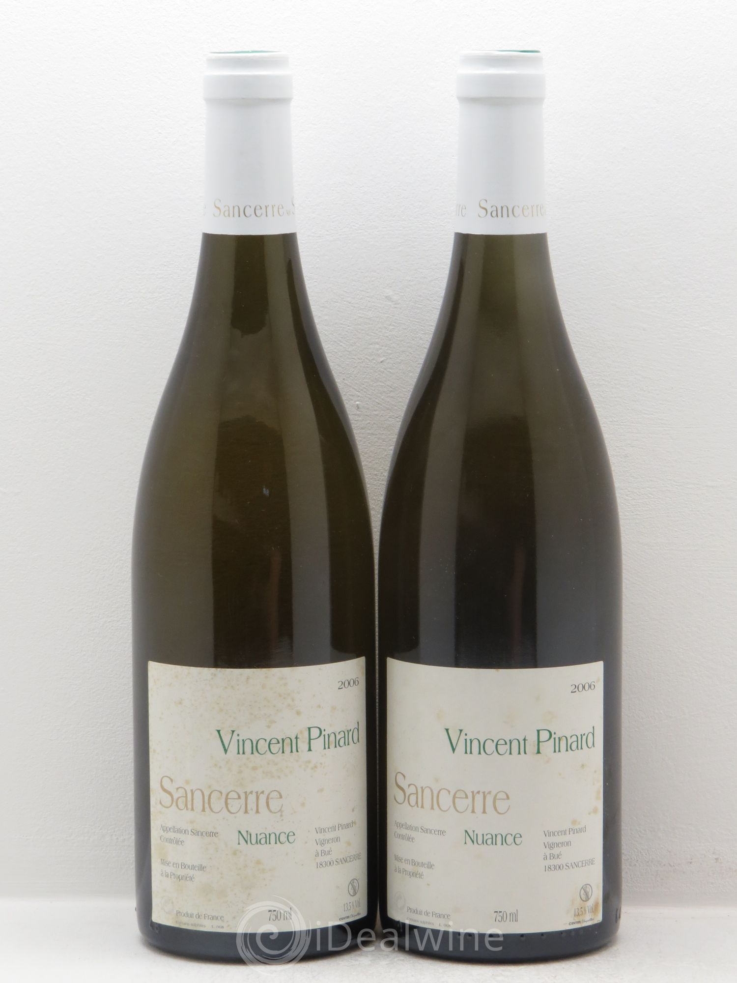 Sancerre Nuance Vincent Pinard 2006 - Lot de 2 bouteilles - 0