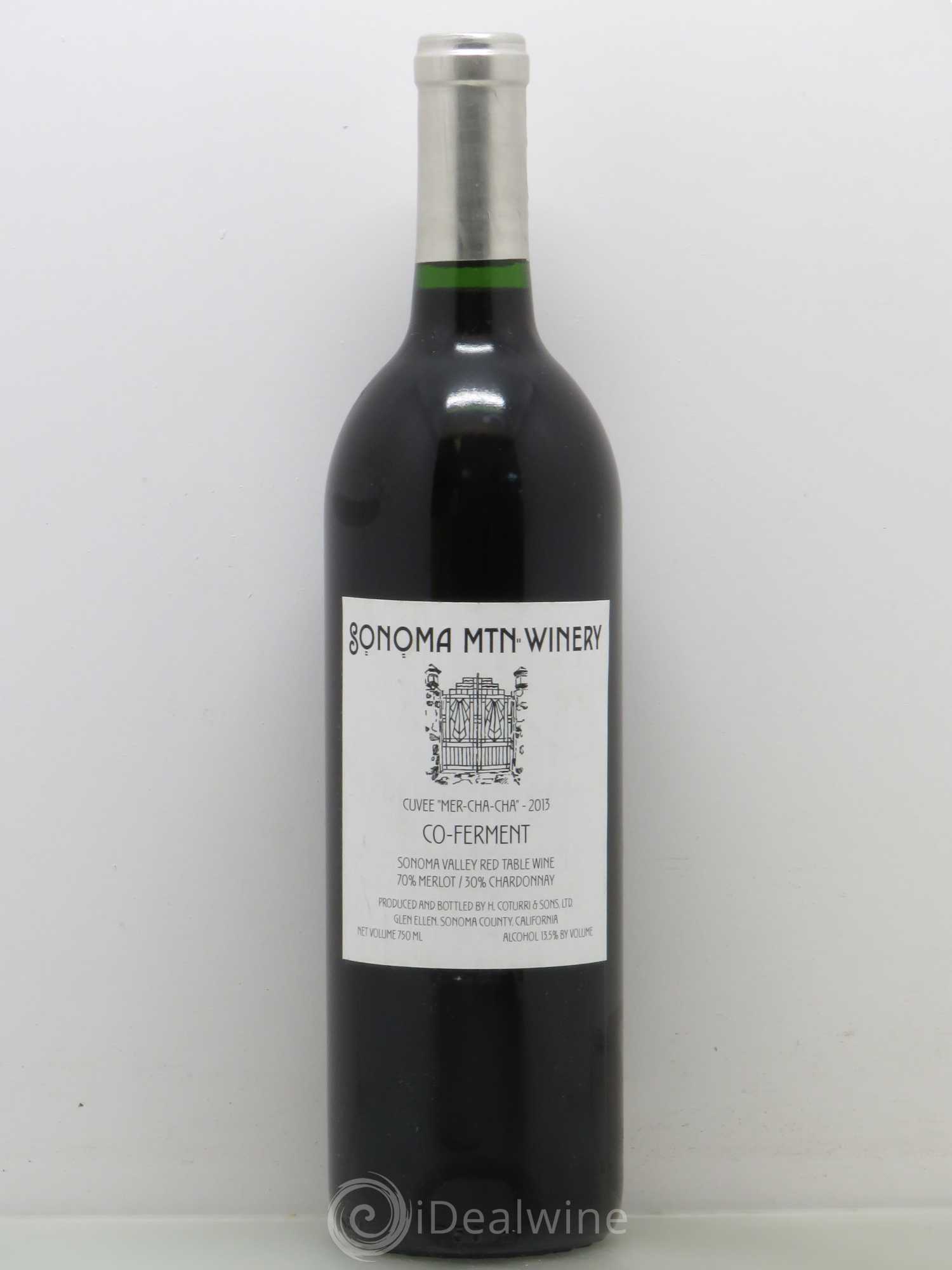 USA Sonoma Mountain Winery - Côte ferment Niccolo Arturo Coturri Sonoma Valley Mer Cha Cha 2013 - Posten von 1 Flasche - 0