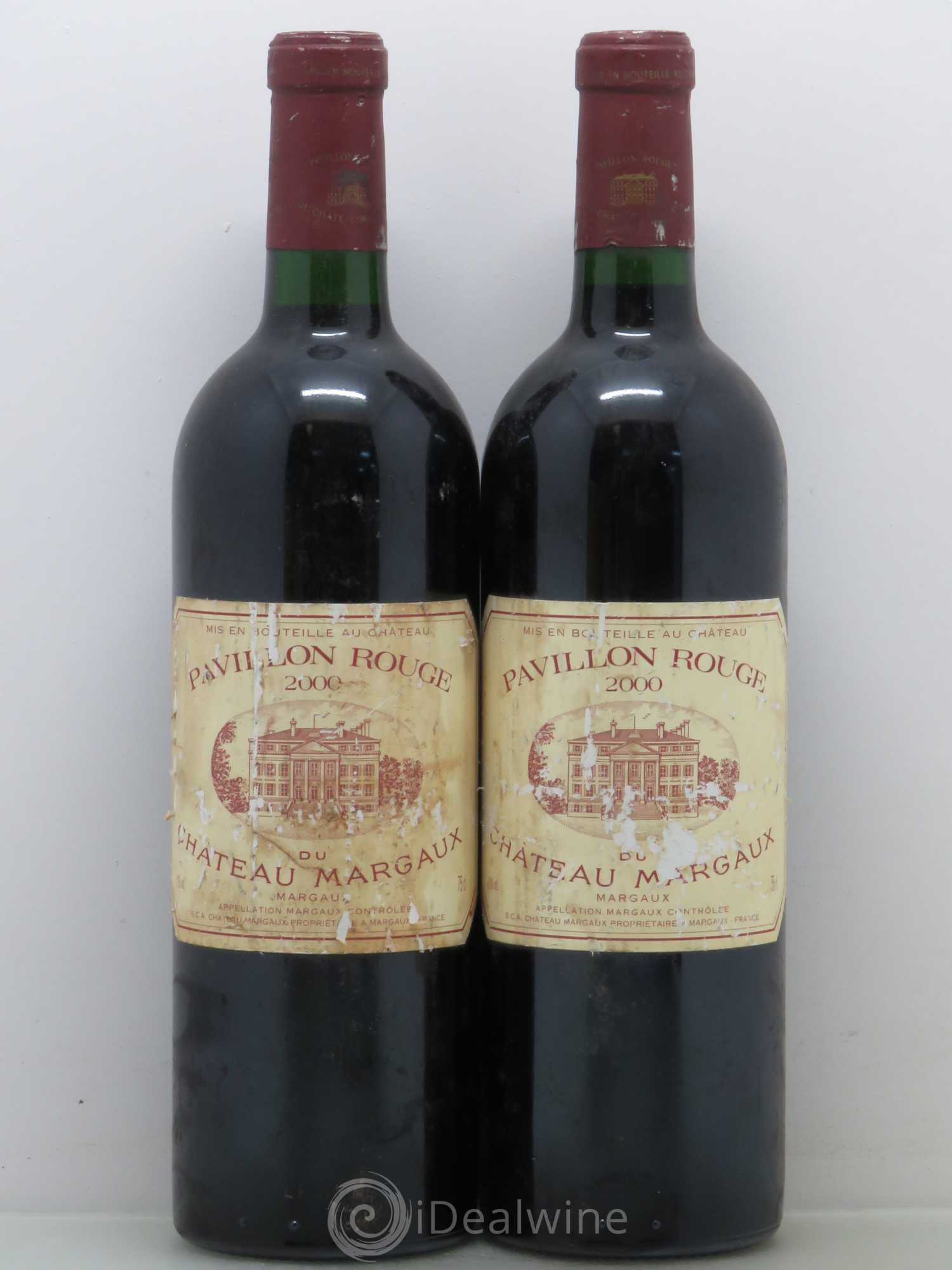 Pavillon Rouge du Château Margaux Second Vin 2000 - Lot de 2 bouteilles - 0