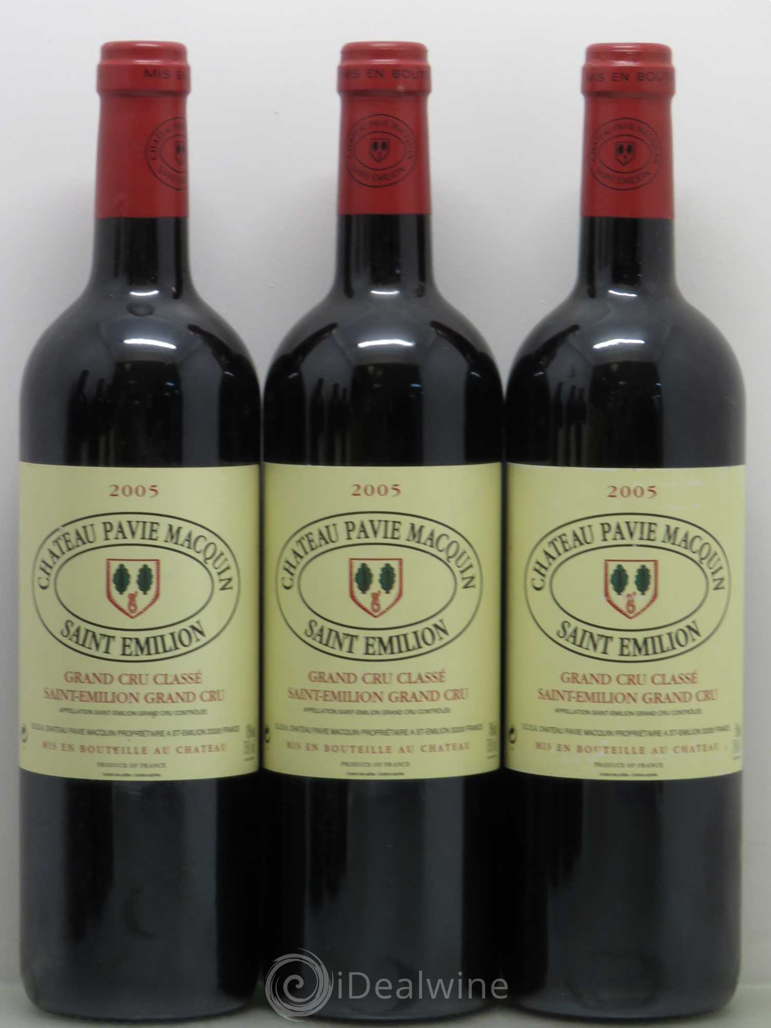 Château Pavie Macquin 1er Grand Cru Classé B 2005 - Lot de 6 bouteilles - 1