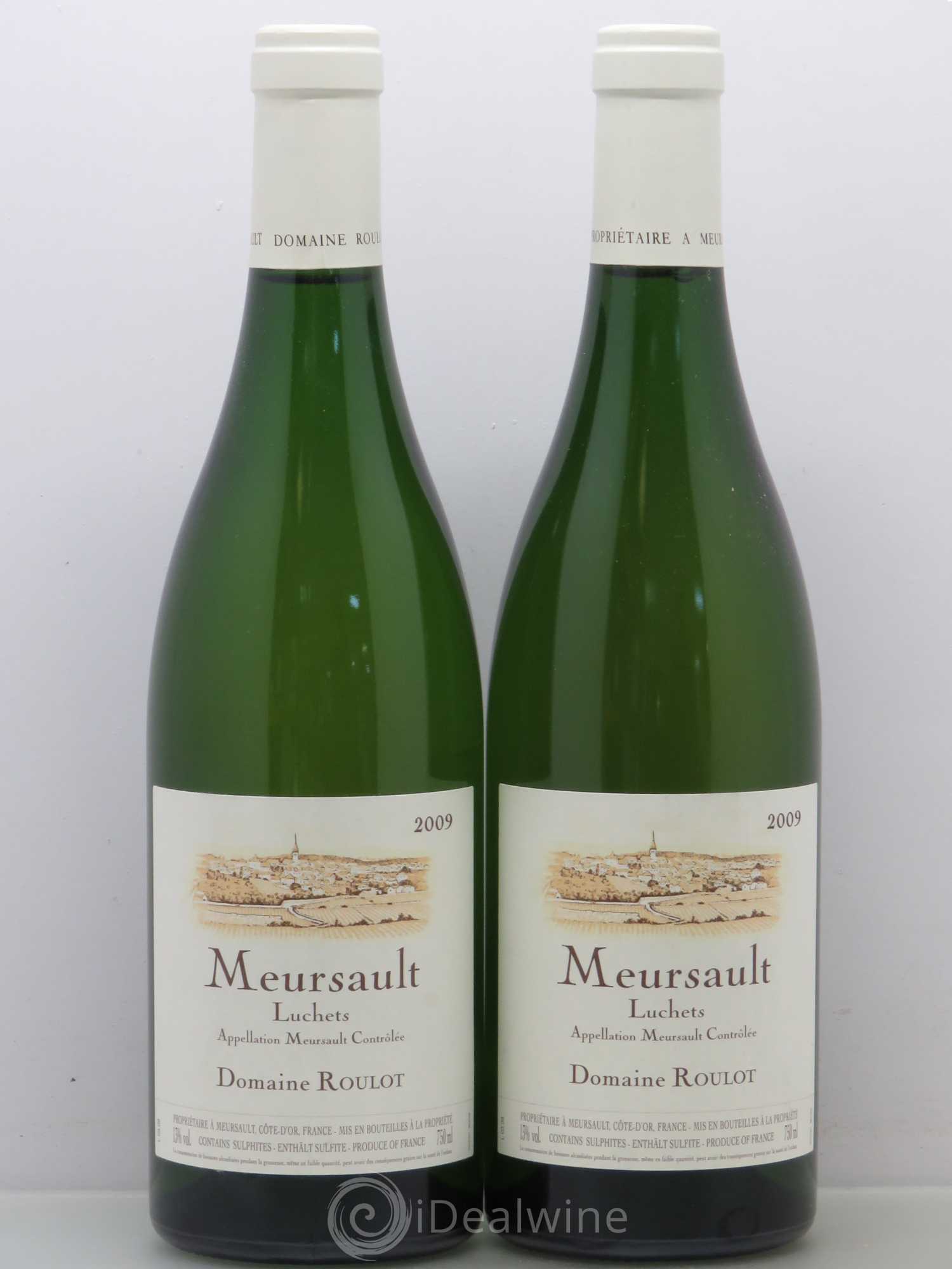 Meursault Luchets Roulot (Domaine) 2009 - Lot de 2 bouteilles - 0