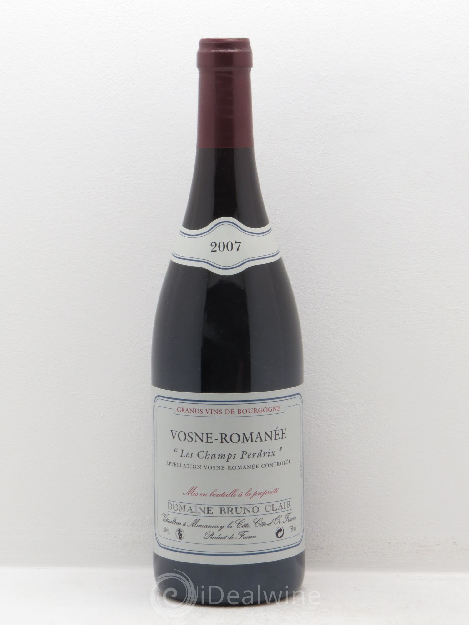 Vosne-Romanée Les Champs Perdrix Bruno Clair (Domaine) 2007 - Lot de 1 bouteille - 0