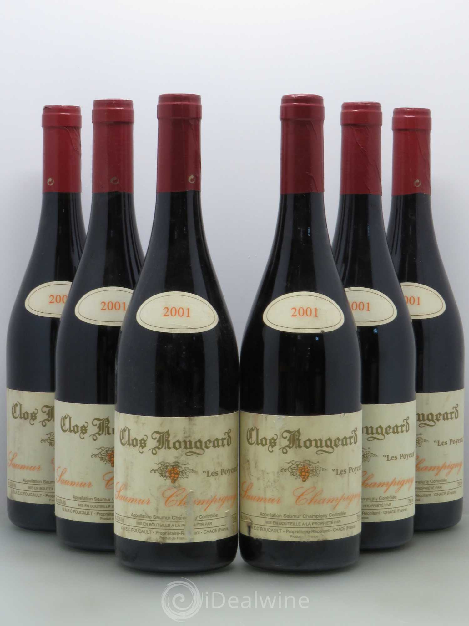 Saumur-Champigny Les Poyeux Clos Rougeard 2001 - Lot de 6 bouteilles - 0