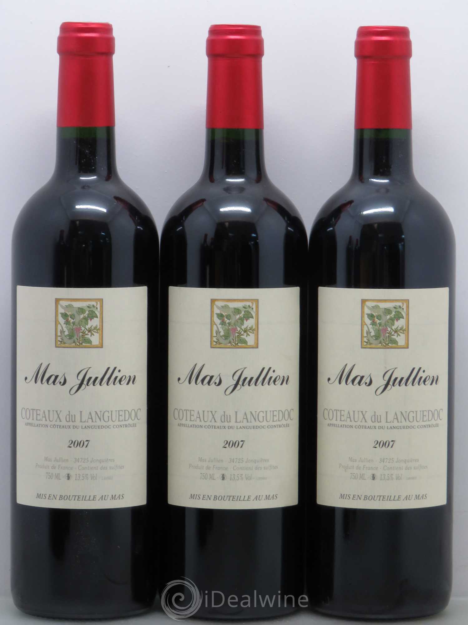 Terrasses du Larzac Mas Jullien Olivier Jullien 2007 - Lot de 5 bouteilles - 1