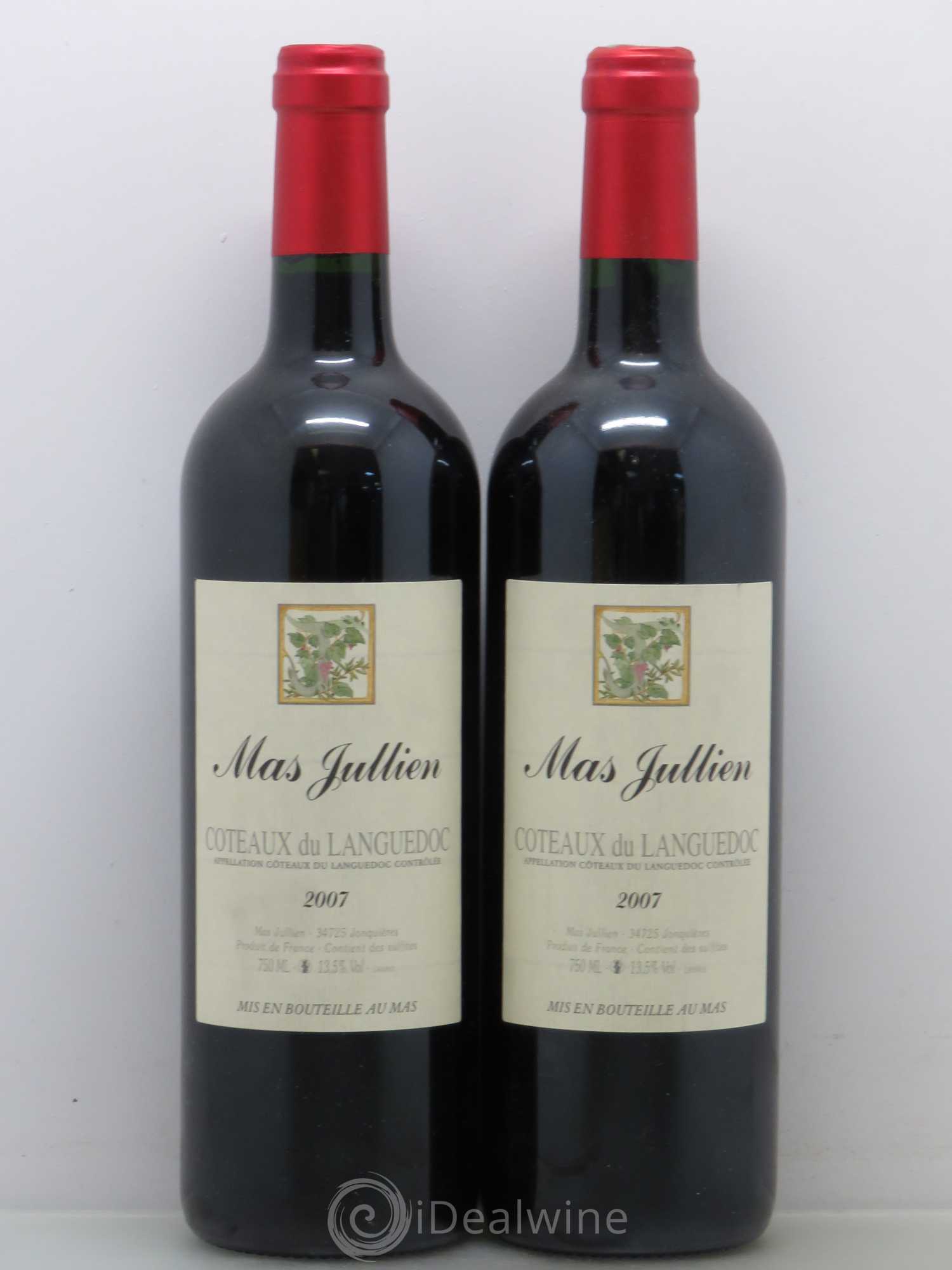 Terrasses du Larzac Mas Jullien Olivier Jullien 2007 - Lot de 5 bouteilles - 2
