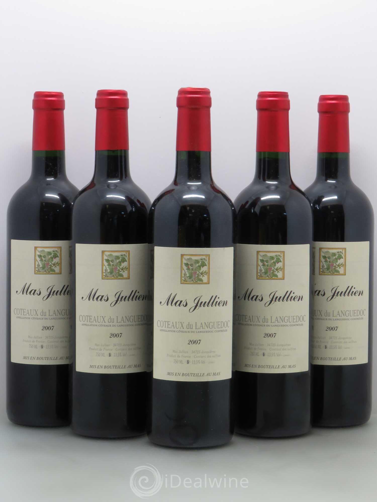 Terrasses du Larzac Mas Jullien Olivier Jullien 2007 - Lot de 5 bouteilles - 0