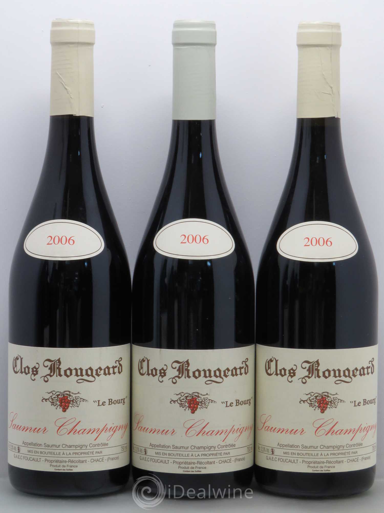 Saumur-Champigny Le Bourg Clos Rougeard 2006 - Lot de 6 bouteilles - 1