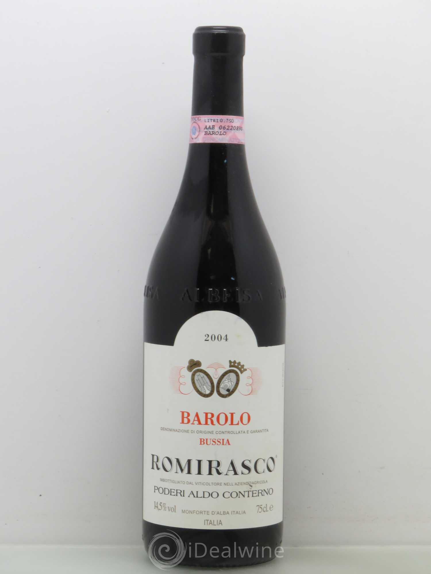 Barolo DOCG Bussia Romirasco Aldo Conterno Bussia 2004 - Lot de 1 bouteille - 0