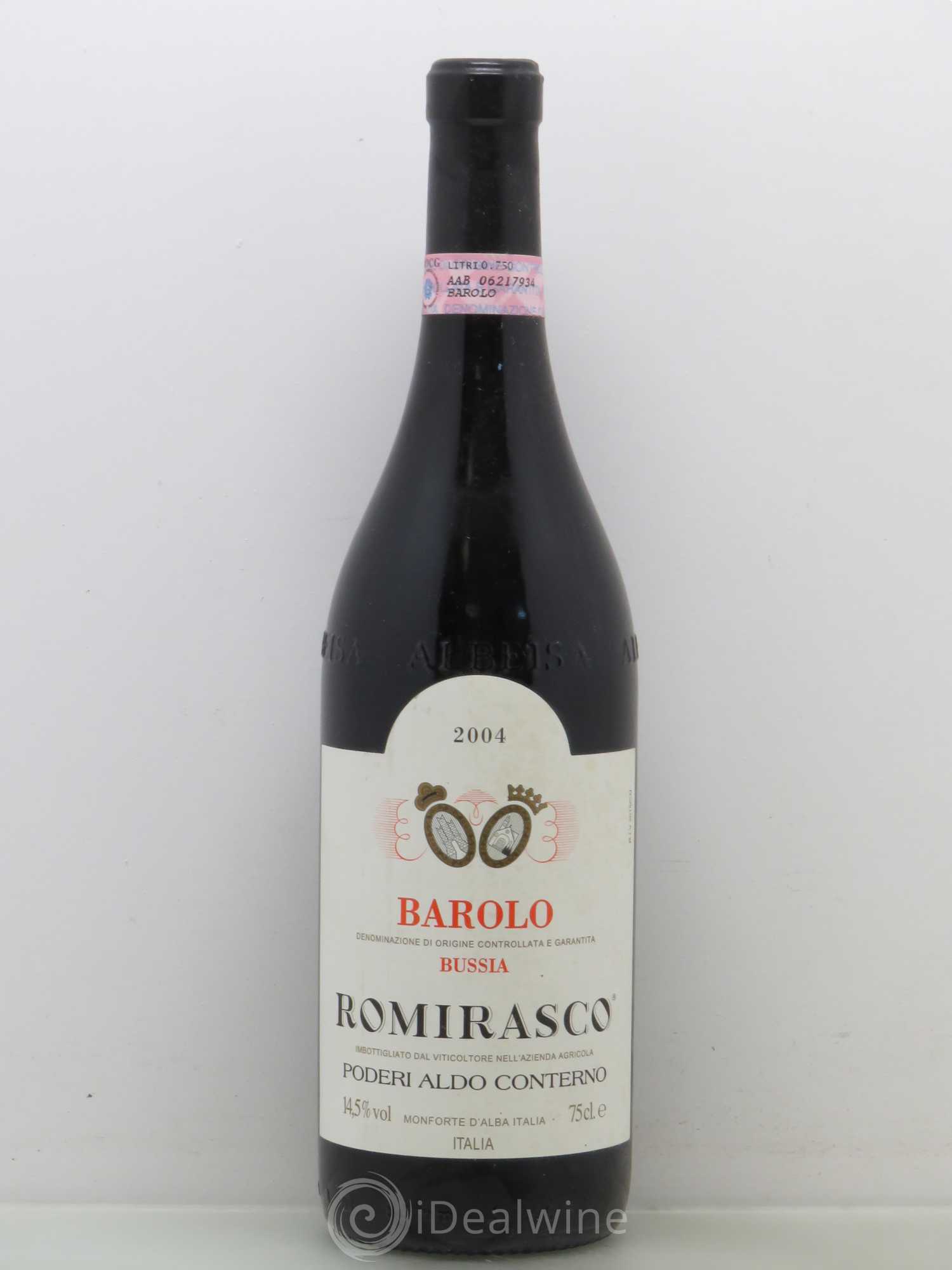 Barolo DOCG Bussia Romirasco Aldo Conterno Bussia 2004 - Lot de 1 bouteille - 0