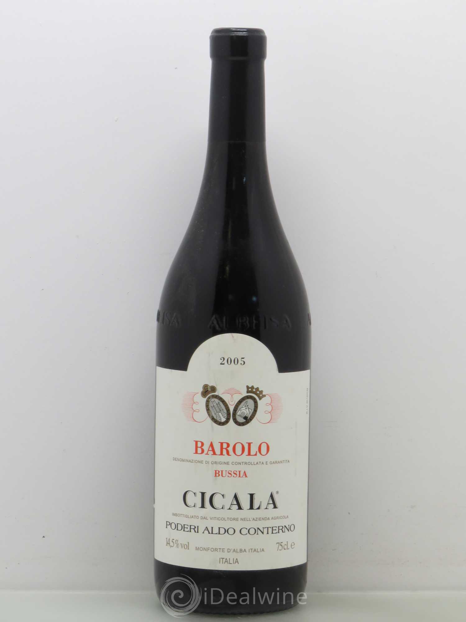 Barolo DOCG Bussia Cicala Aldo Conterno Bussia 2005 - Lot de 1 bouteille - 0