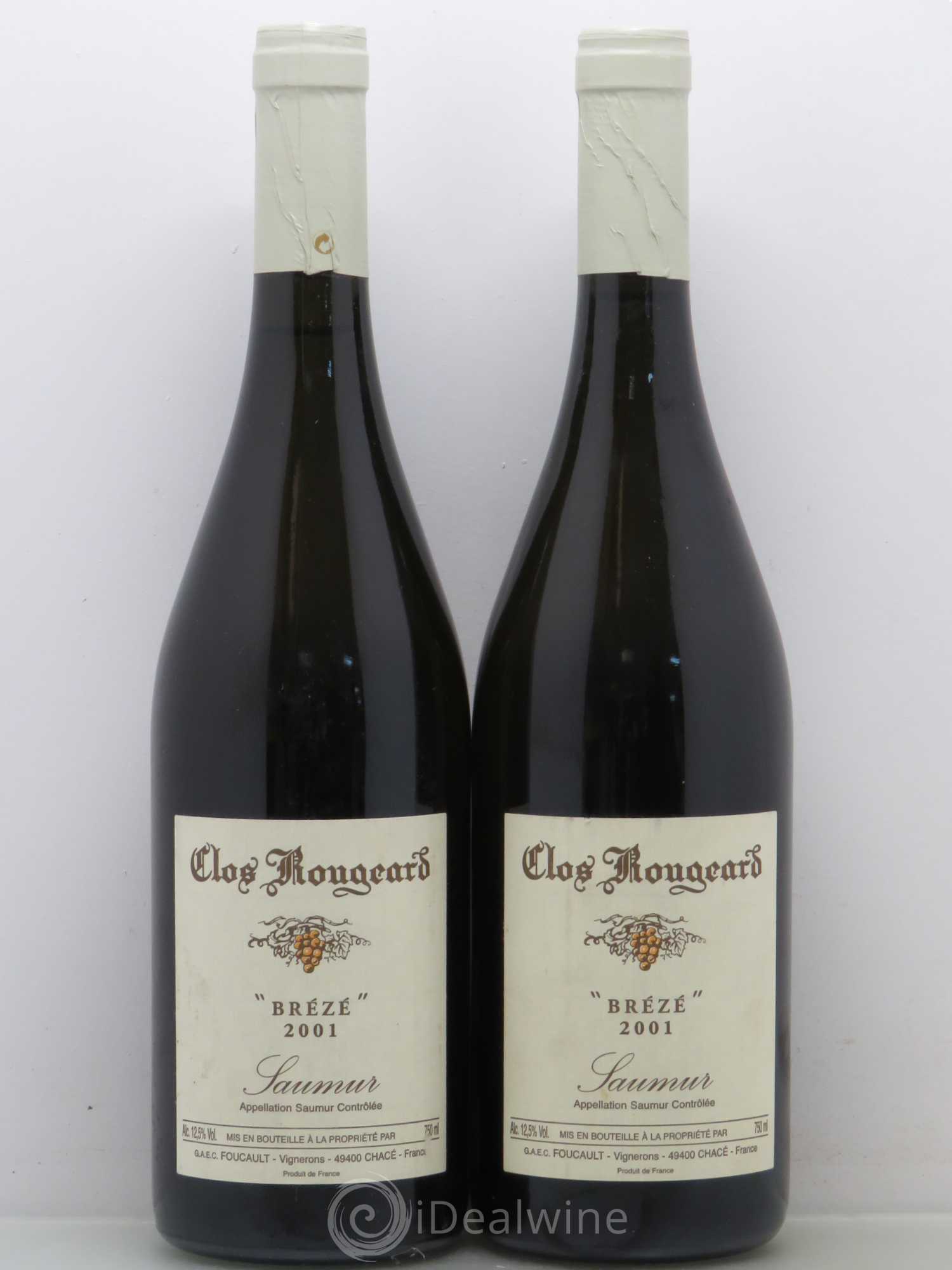 Saumur Brézé Clos Rougeard 2001 - Posten von 2 Flaschen - 0