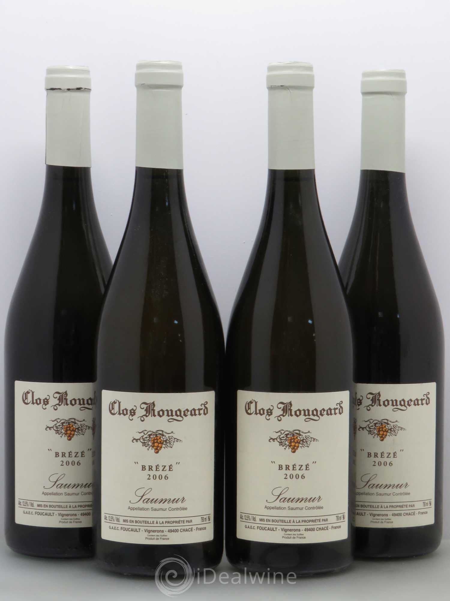 Saumur Brézé Clos Rougeard 2006 - Lot de 4 bouteilles - 0