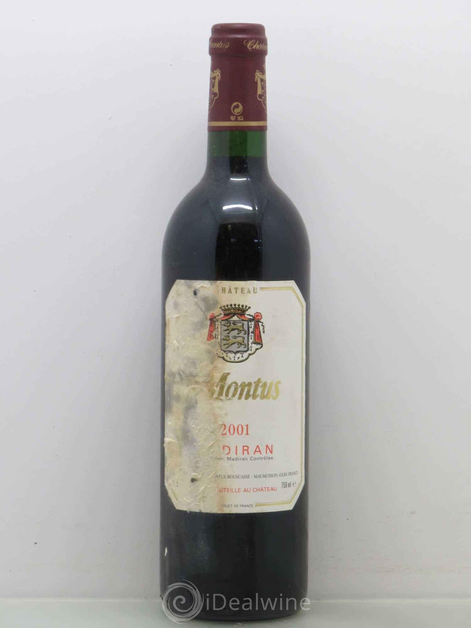 Madiran Château Montus Alain Brumont 2001 - Lot de 1 bouteille - 0