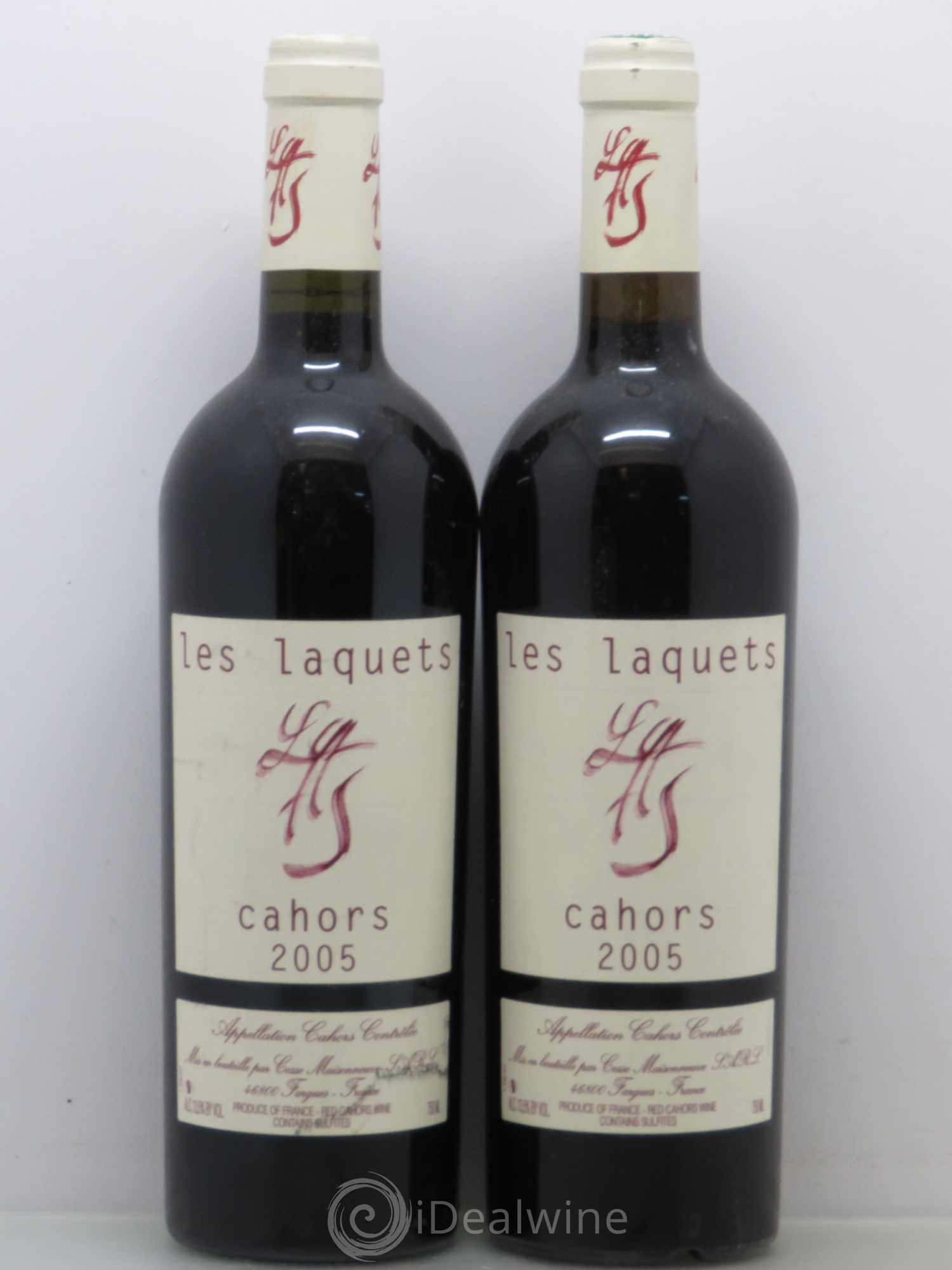 Cahors Les Laquets Cosse-Maisonneuve (Domaine) 2005 - Lot de 2 bouteilles - 0