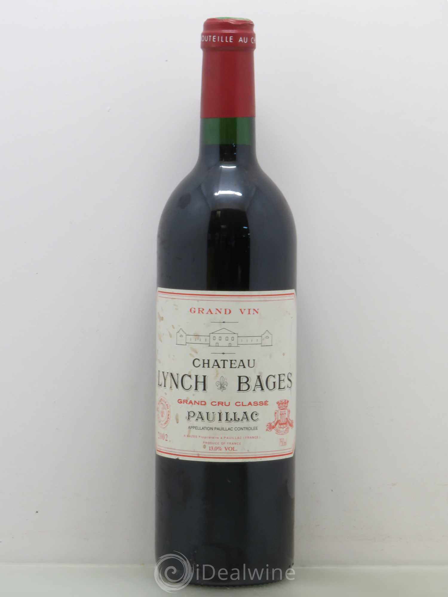 Château Lynch Bages 5ème Grand Cru Classé 2002 - Lot de 1 bouteille - 0