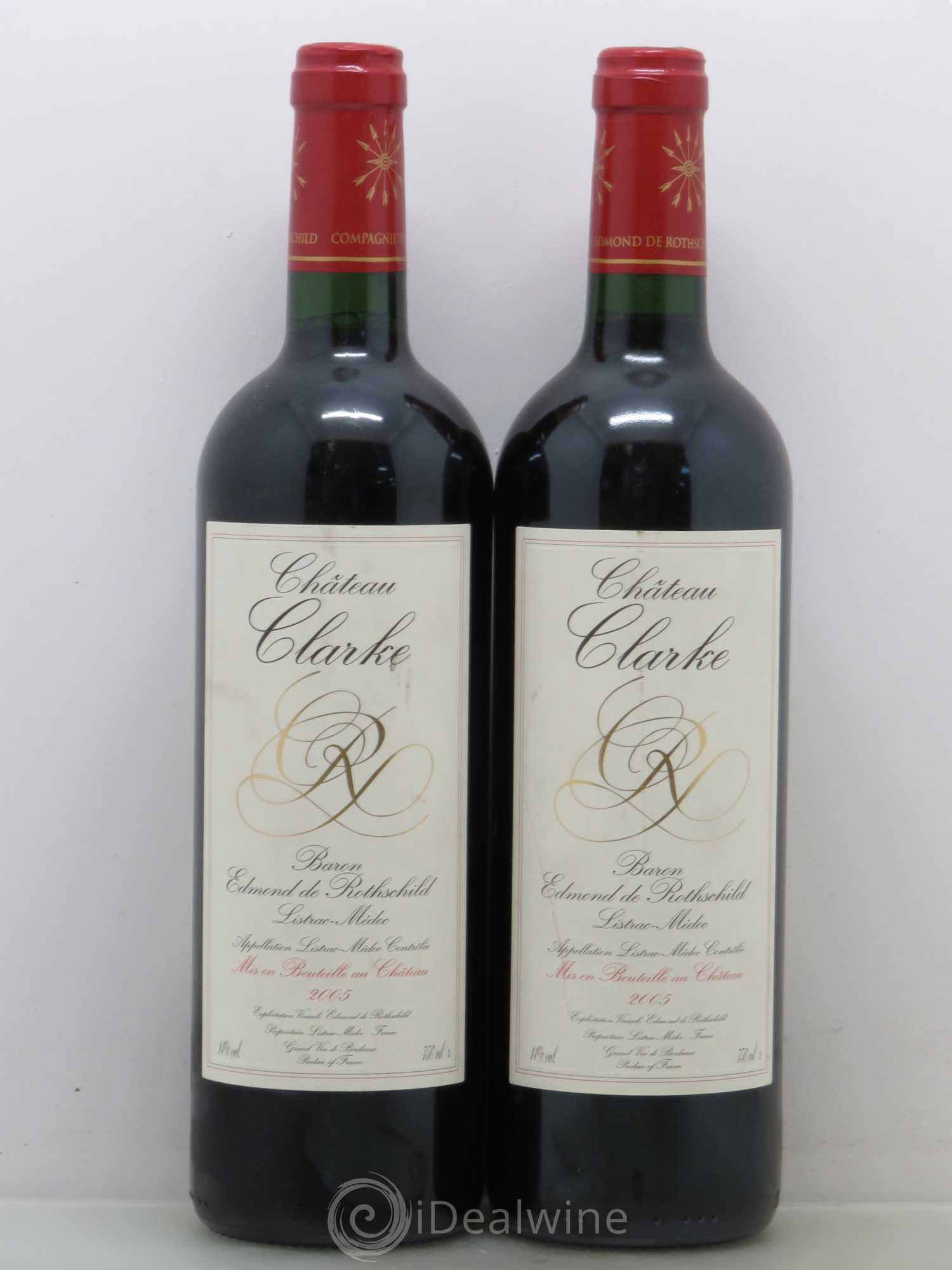 Château Clarke 2005 - Lot de 2 bouteilles - 0