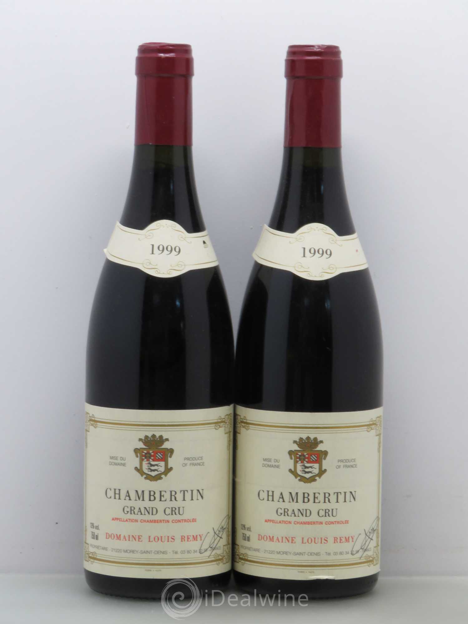 Chambertin Grand Cru Louis Remy 1999 - Posten von 2 Flaschen - 0