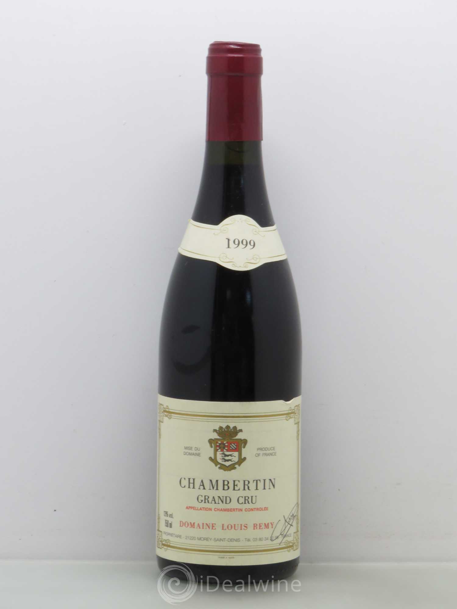 Chambertin Grand Cru Louis Remy 1999 - Lot de 1 bouteille - 0