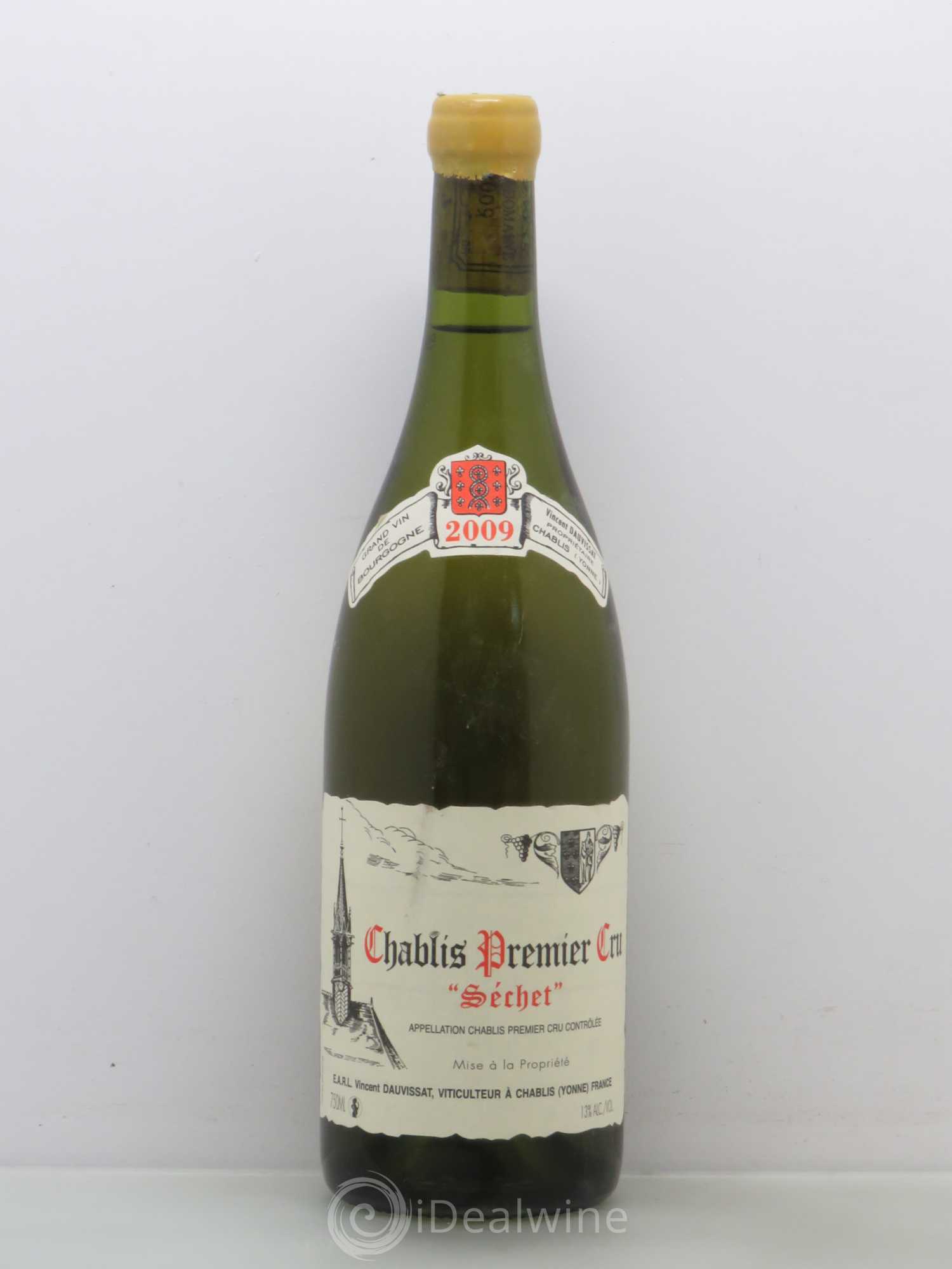 Chablis 1er Cru Séchet Vincent Dauvissat (Domaine) 2009 - Lot de 1 bouteille - 0