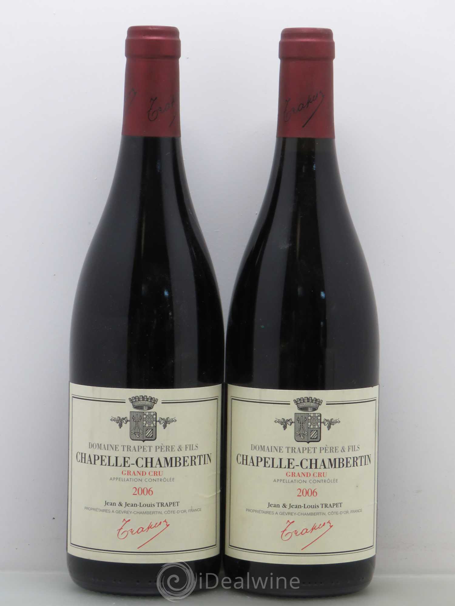 Chapelle-Chambertin Grand Cru Domaine Trapet 2006 - Lot de 2 bouteilles - 0