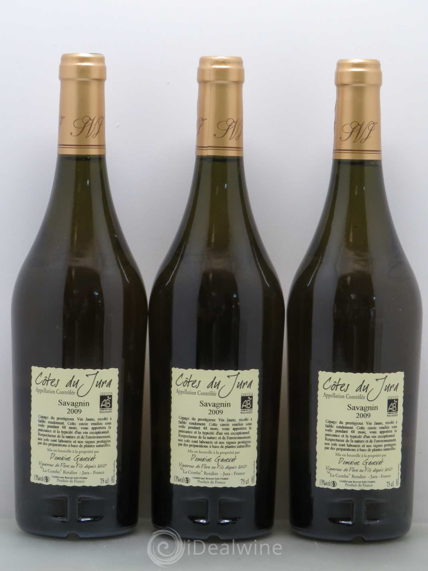 Côtes du Jura Sous la Roche Jean-François Ganevat (Domaine) 2009 - Lot de 3 bouteilles - 1