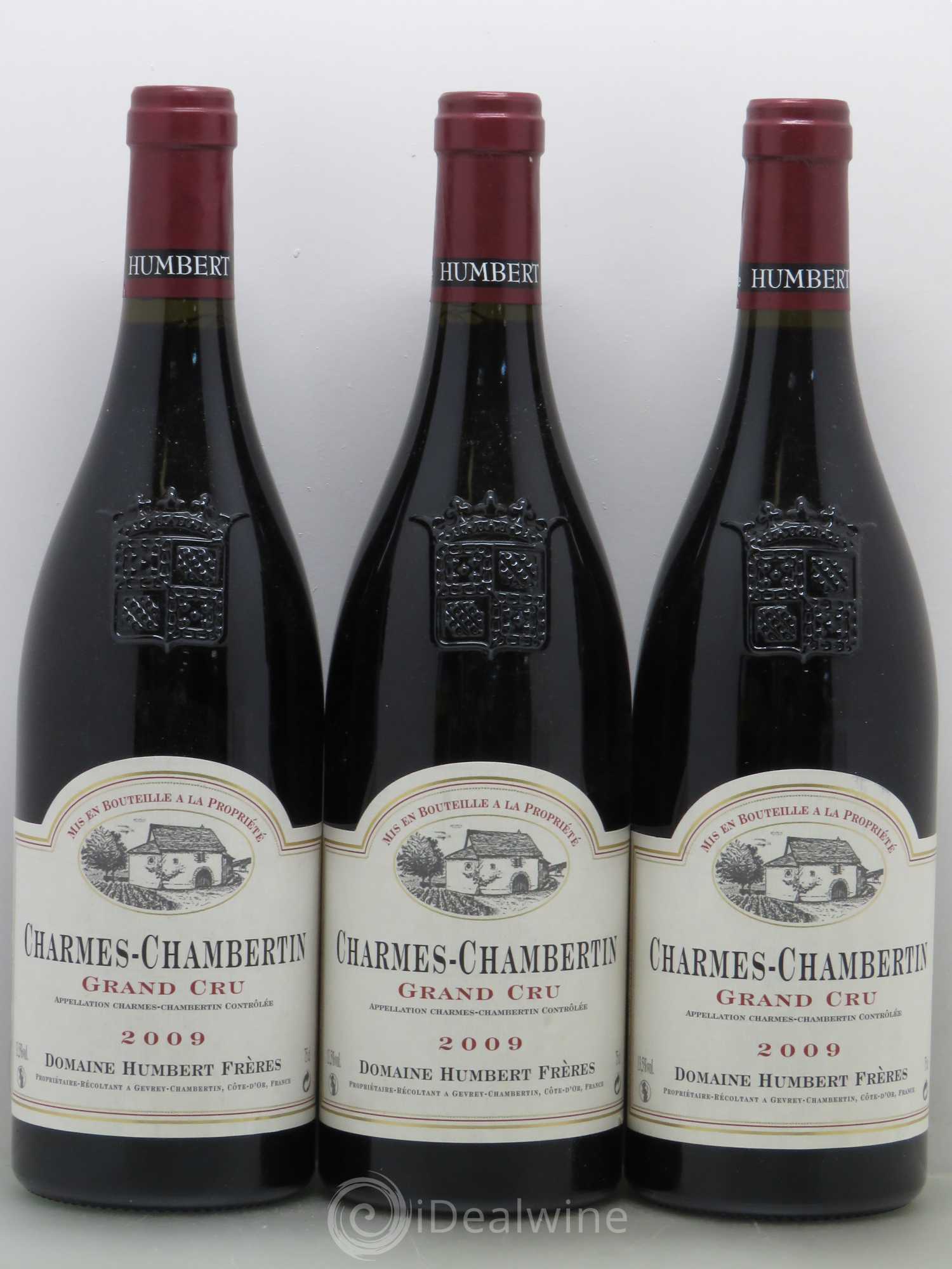 Charmes-Chambertin Grand Cru Humbert 2009 - Lot de 3 bouteilles - 0