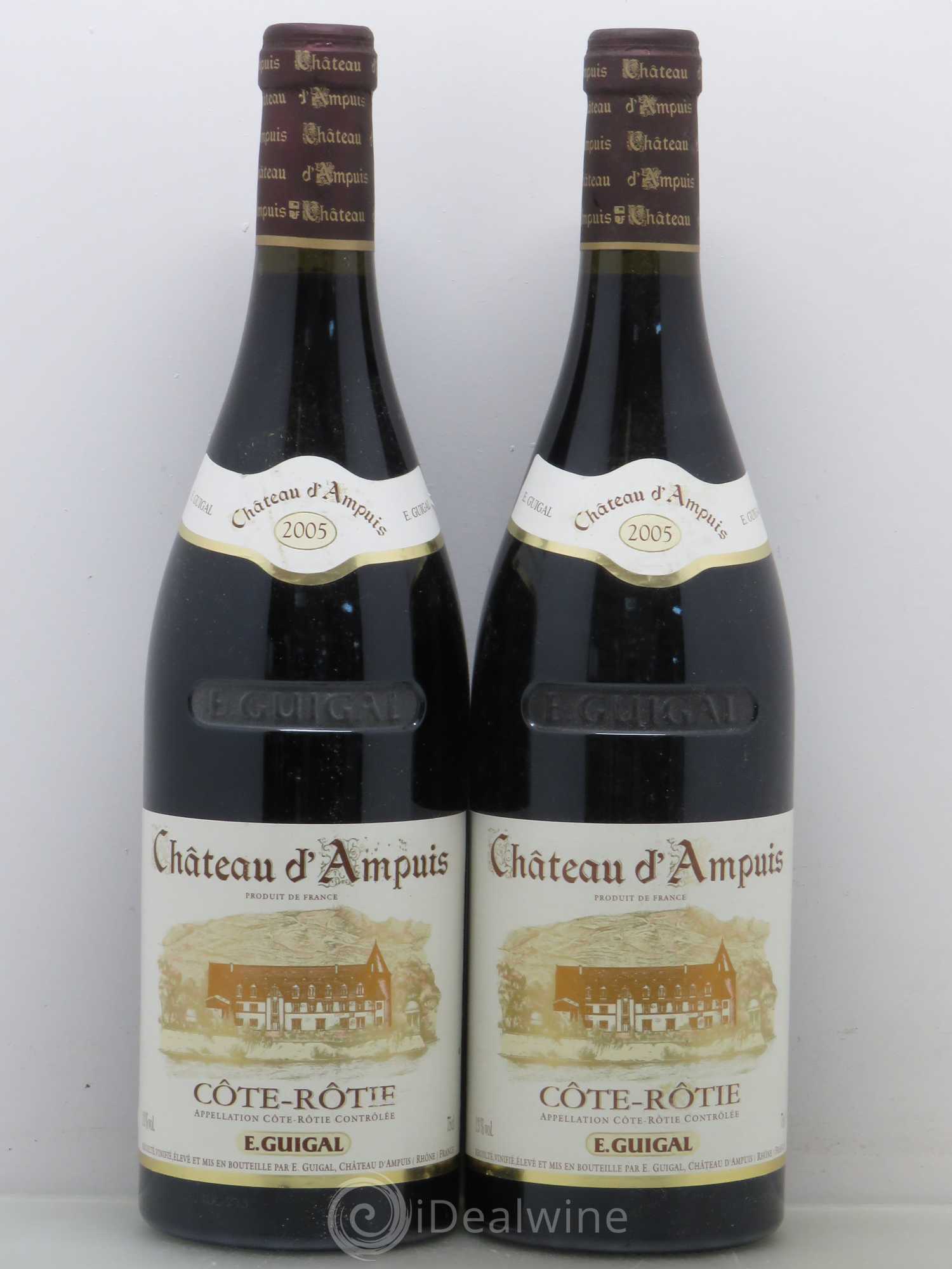 Côte-Rôtie Château d'Ampuis Guigal 2005 - Lot de 2 bouteilles - 0