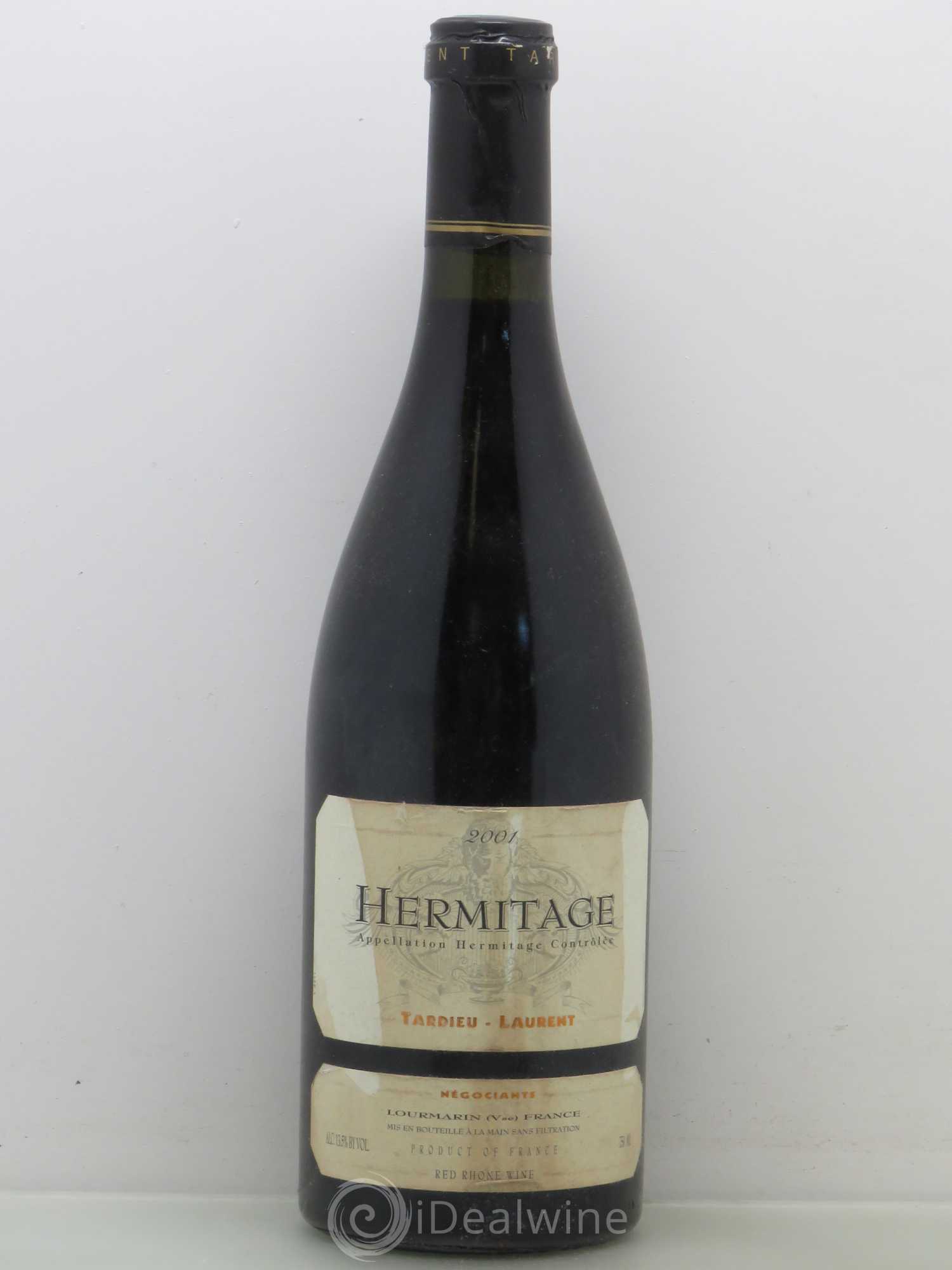 Hermitage Maison Tardieu-Laurent 2001 - Lot de 1 bouteille - 0
