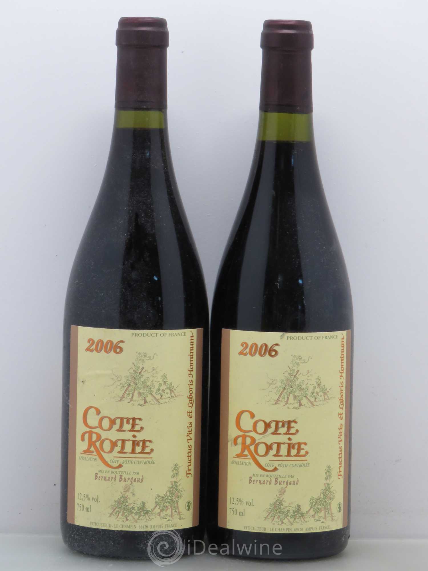 Côte-Rôtie Bernard Burgaud 2006 - Lot de 2 bouteilles - 0