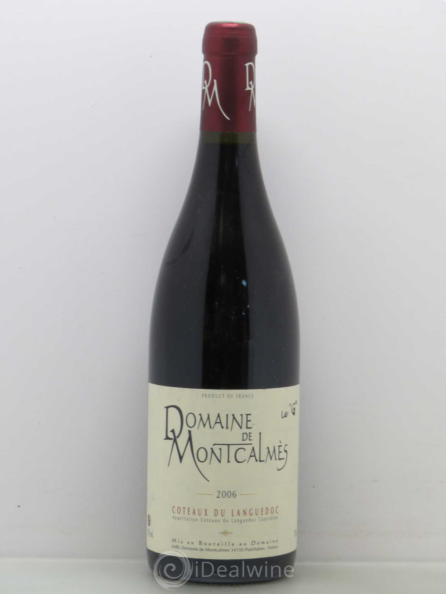 Terrasses du Larzac Domaine de Montcalmès Frédéric Pourtalié G 2006 - Lot de 1 bouteille - 0
