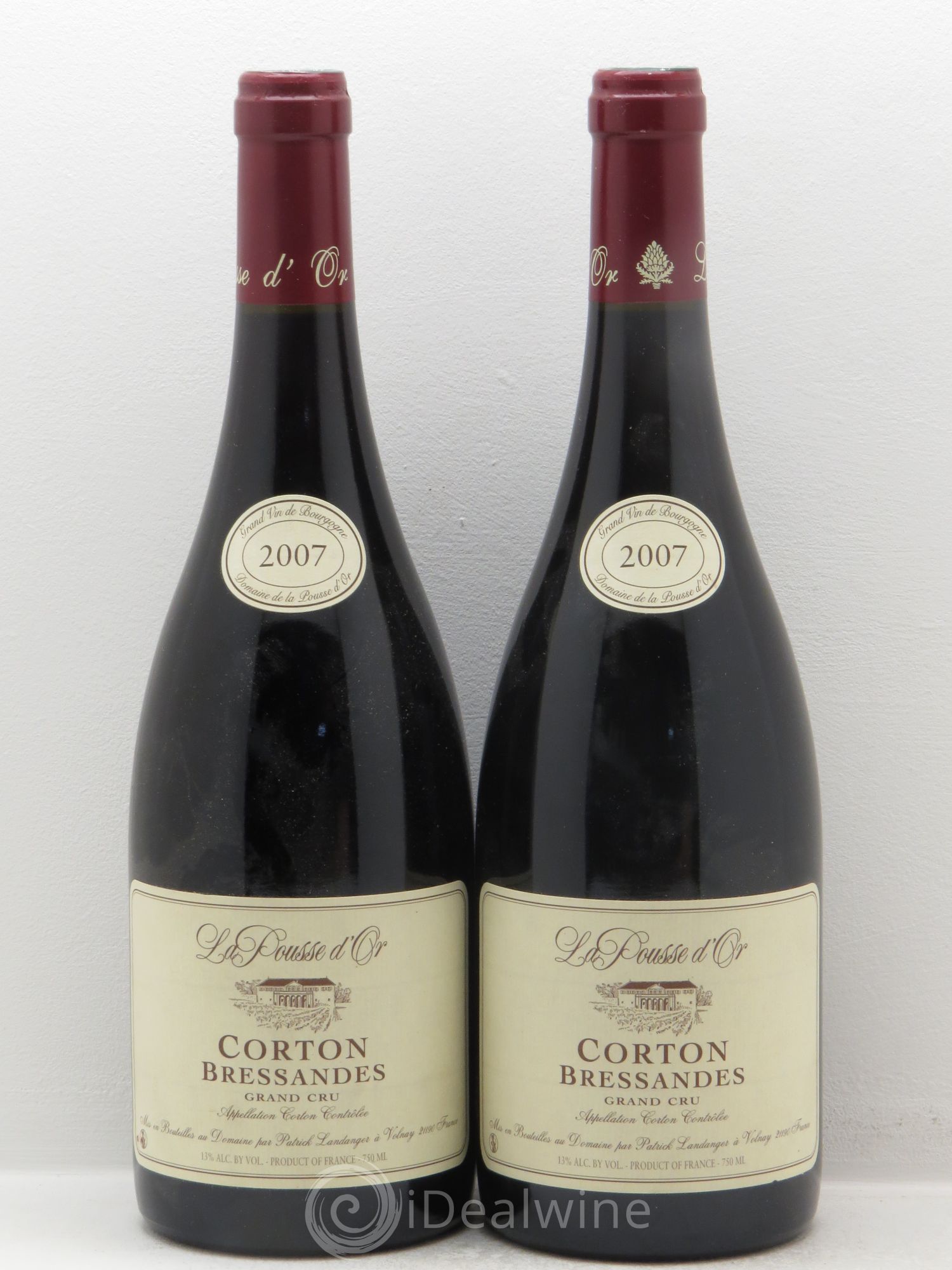 Corton Grand Cru Bressandes La Pousse d'Or (Domaine de) 2007 - Lot de 2 bouteilles - 0