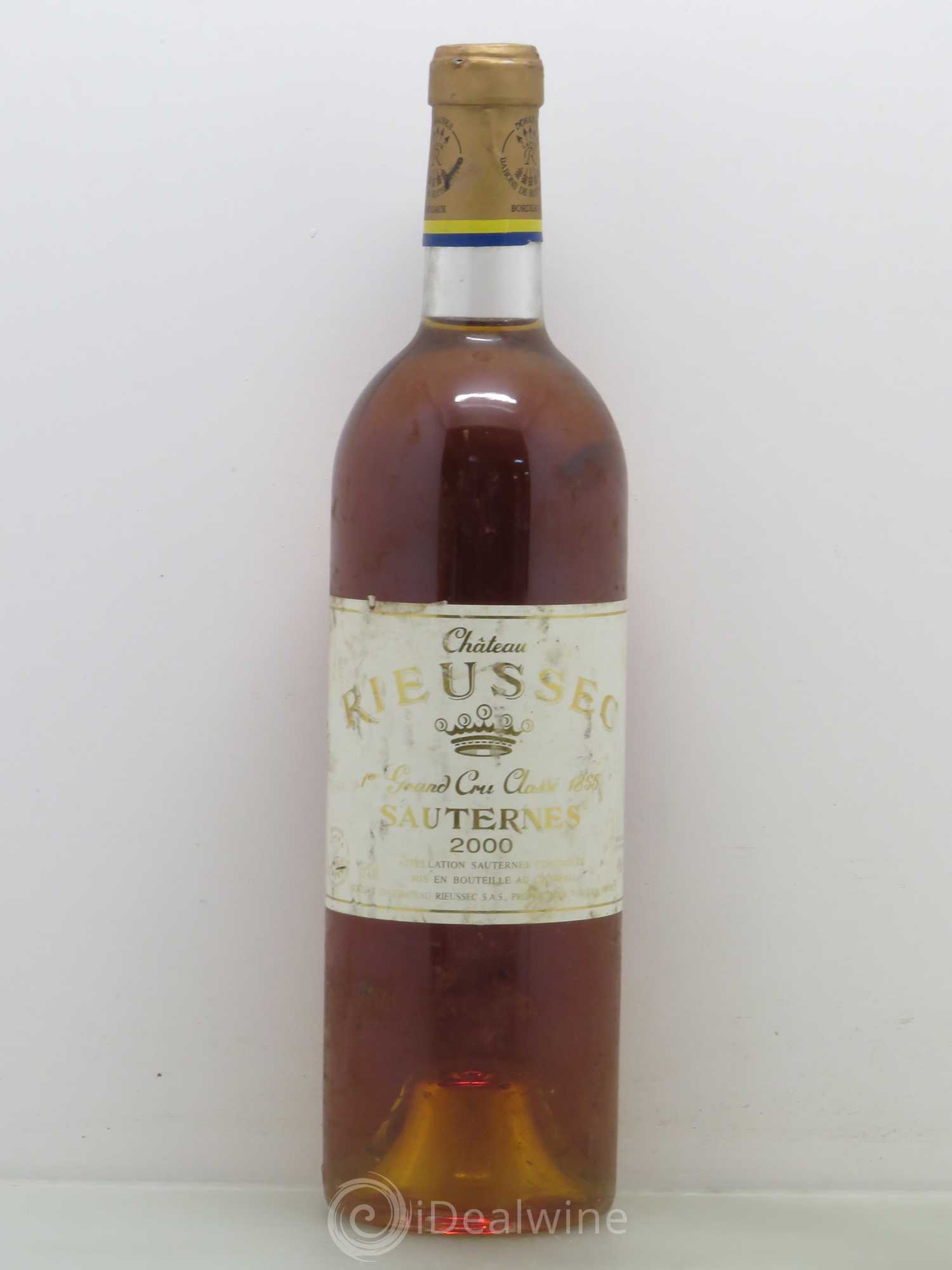 Château Rieussec 1er Grand Cru Classé 2000 - Posten von 1 Flasche - 0