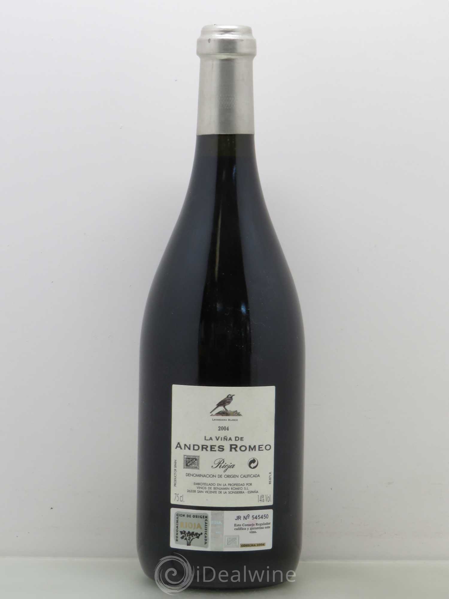 Rioja DOCA La Vina Des Andres Romeo 2004 - Posten von 1 Flasche - 1