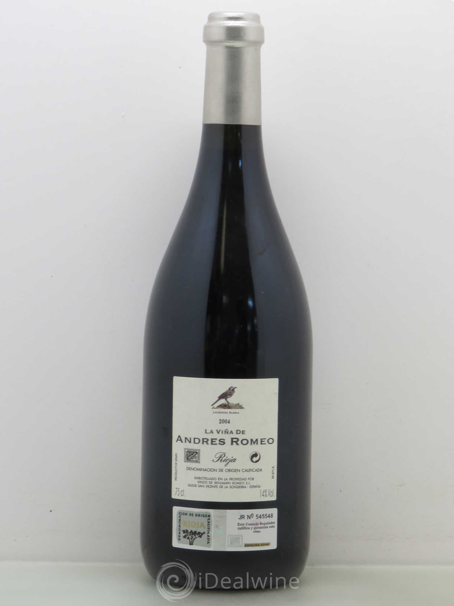 Rioja DOCA La Vina Des Andres Romeo 2004 - Lotto di 1 bottiglia - 1