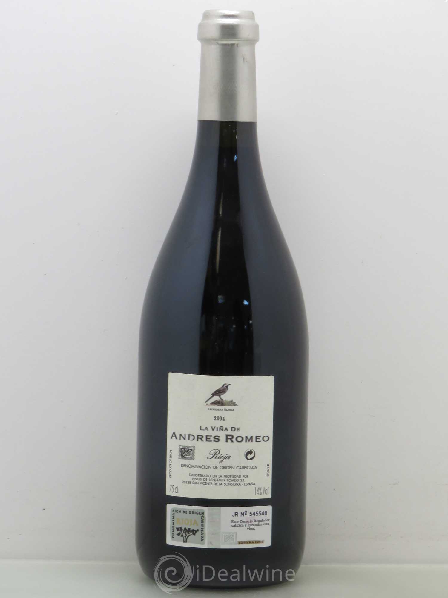 Rioja DOCA La Vina Des Andres Romeo 2004 - Lot de 1 bouteille - 1