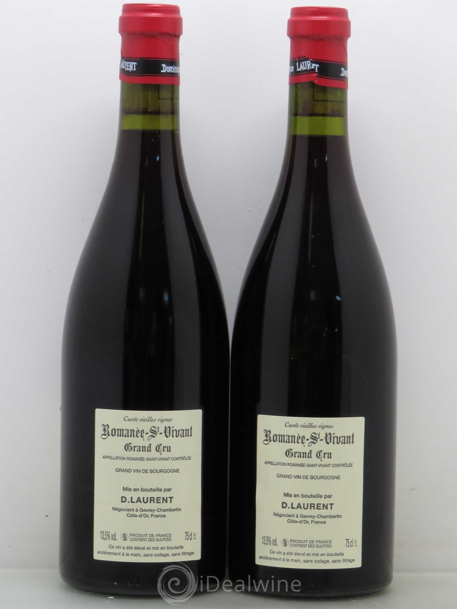 Romanée-Saint-Vivant Grand Cru Dominique Laurent Vieilles Vignes 2008 - Lot de 2 bouteilles - 1
