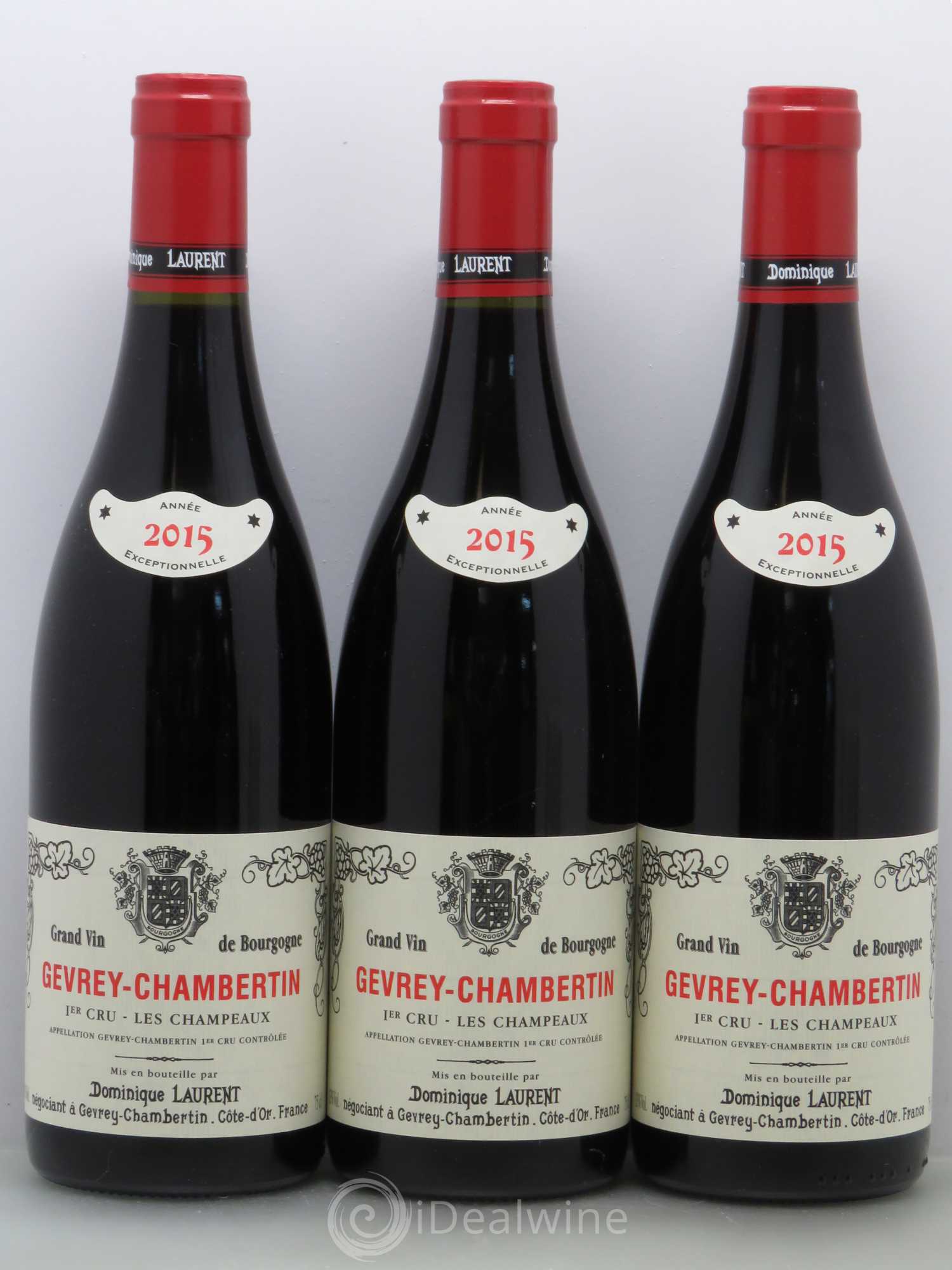 Gevrey-Chambertin 1er Cru Les Champeaux Vieilles Vignes Dominique Laurent 2015 - Posten von 6 Flaschen - 2