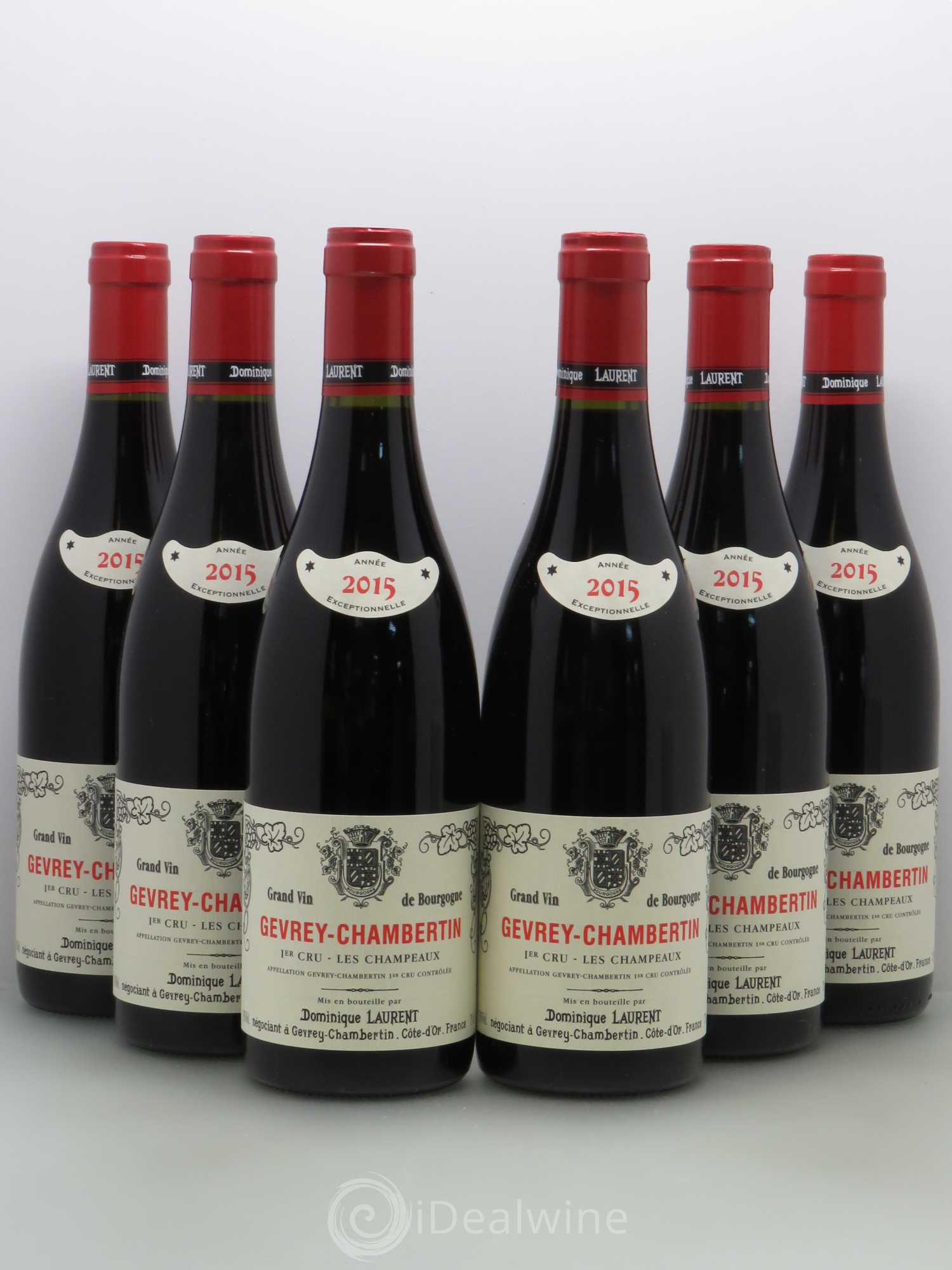 Gevrey-Chambertin 1er Cru Les Champeaux Vieilles Vignes Dominique Laurent 2015 - Posten von 6 Flaschen - 0