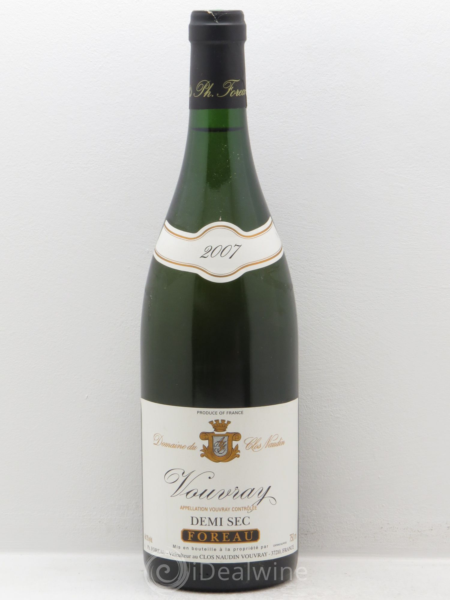 Vouvray Demi-Sec Clos Naudin - Philippe Foreau 2007 - Lot de 1 bouteille - 0