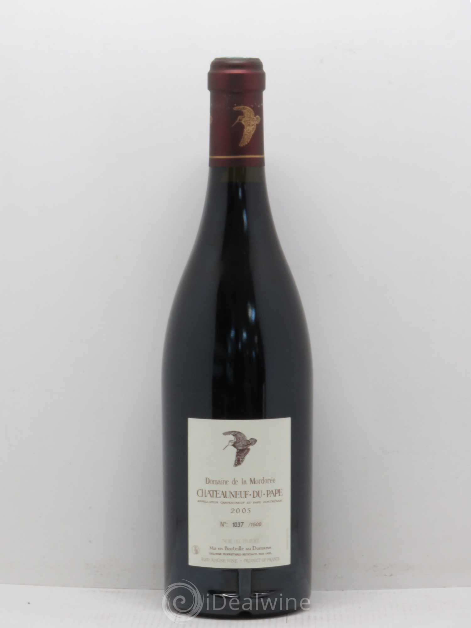Châteauneuf-du-Pape La Plume du Peintre La Mordorée (Domaine de) 2005 - Lot de 1 bouteille - 1