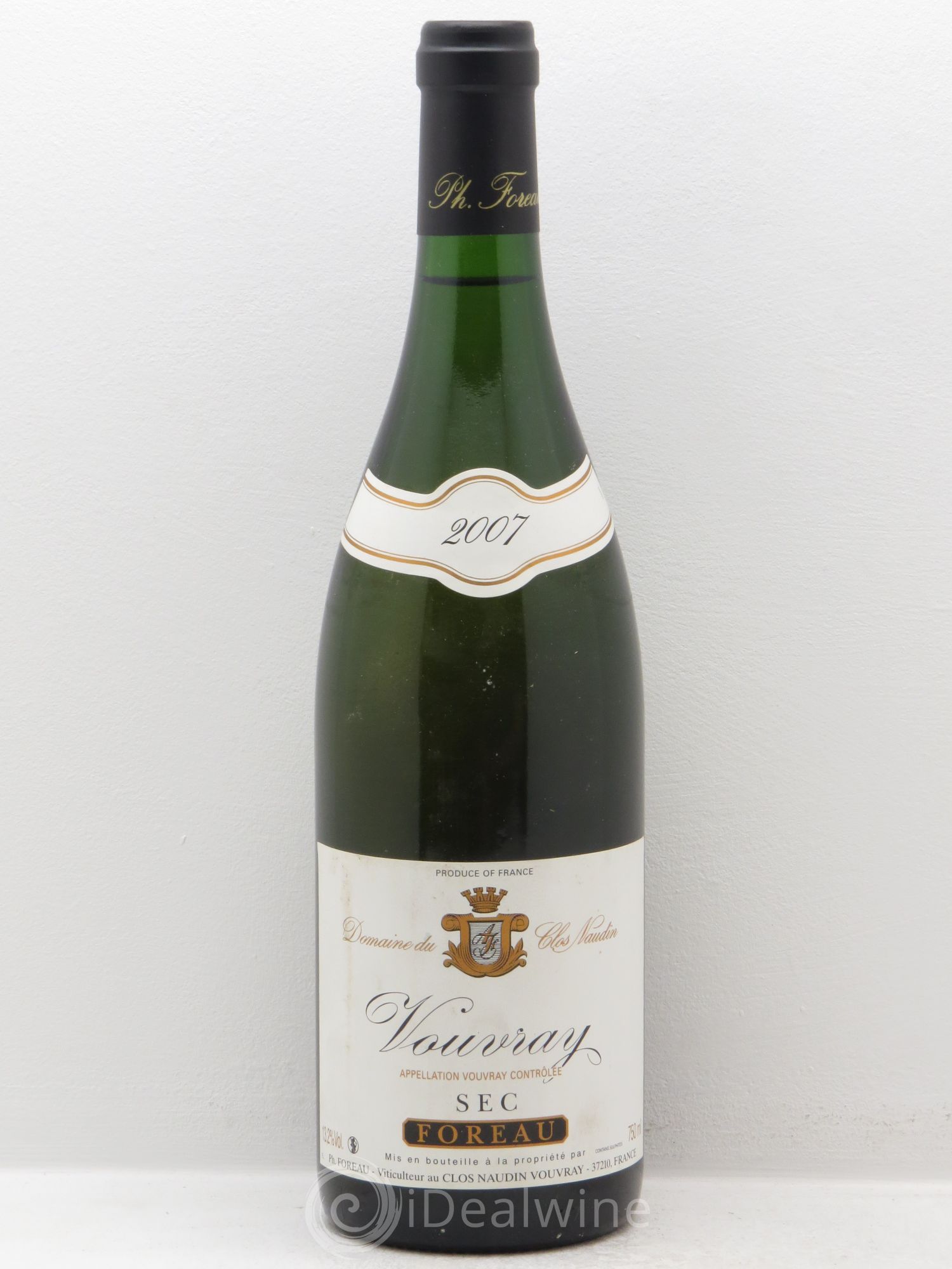 Vouvray Sec Clos Naudin - Philippe Foreau 2007 - Lot de 1 bouteille - 0