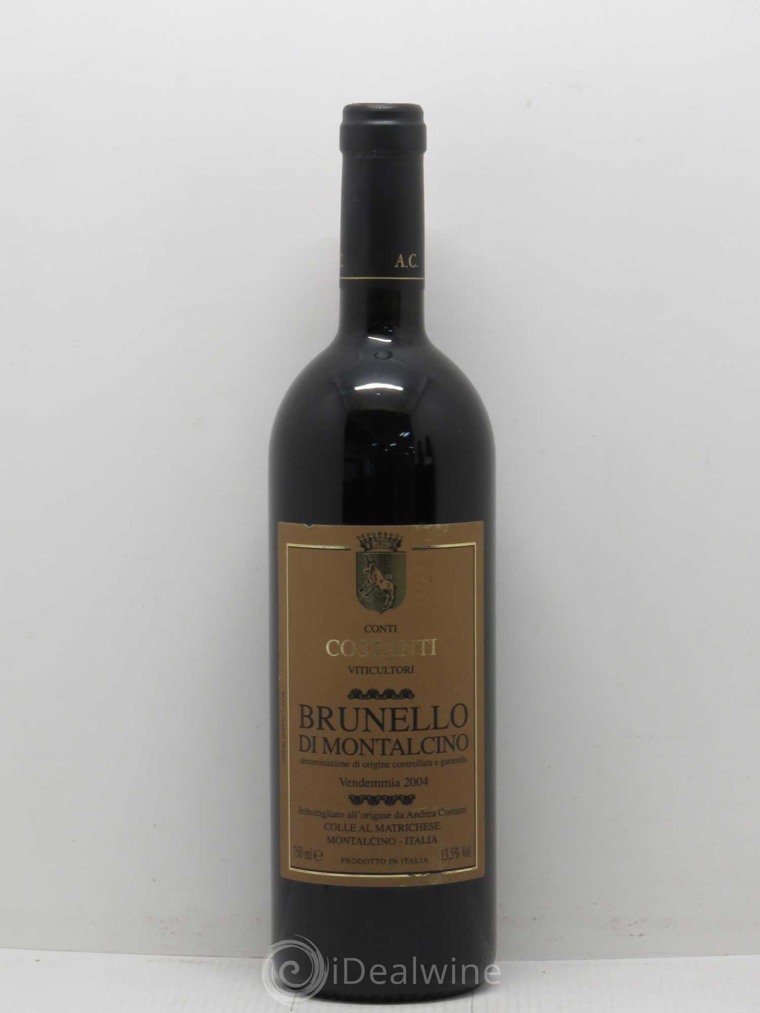 Brunello di Montalcino DOCG Conti Costanti 2004 - Lot de 1 bouteille - 0