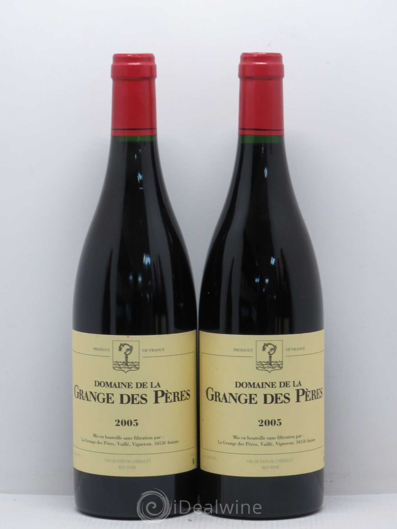 Pays d'Hérault Grange des Pères Laurent Vaillé 2005 - Lot de 2 bouteilles - 0