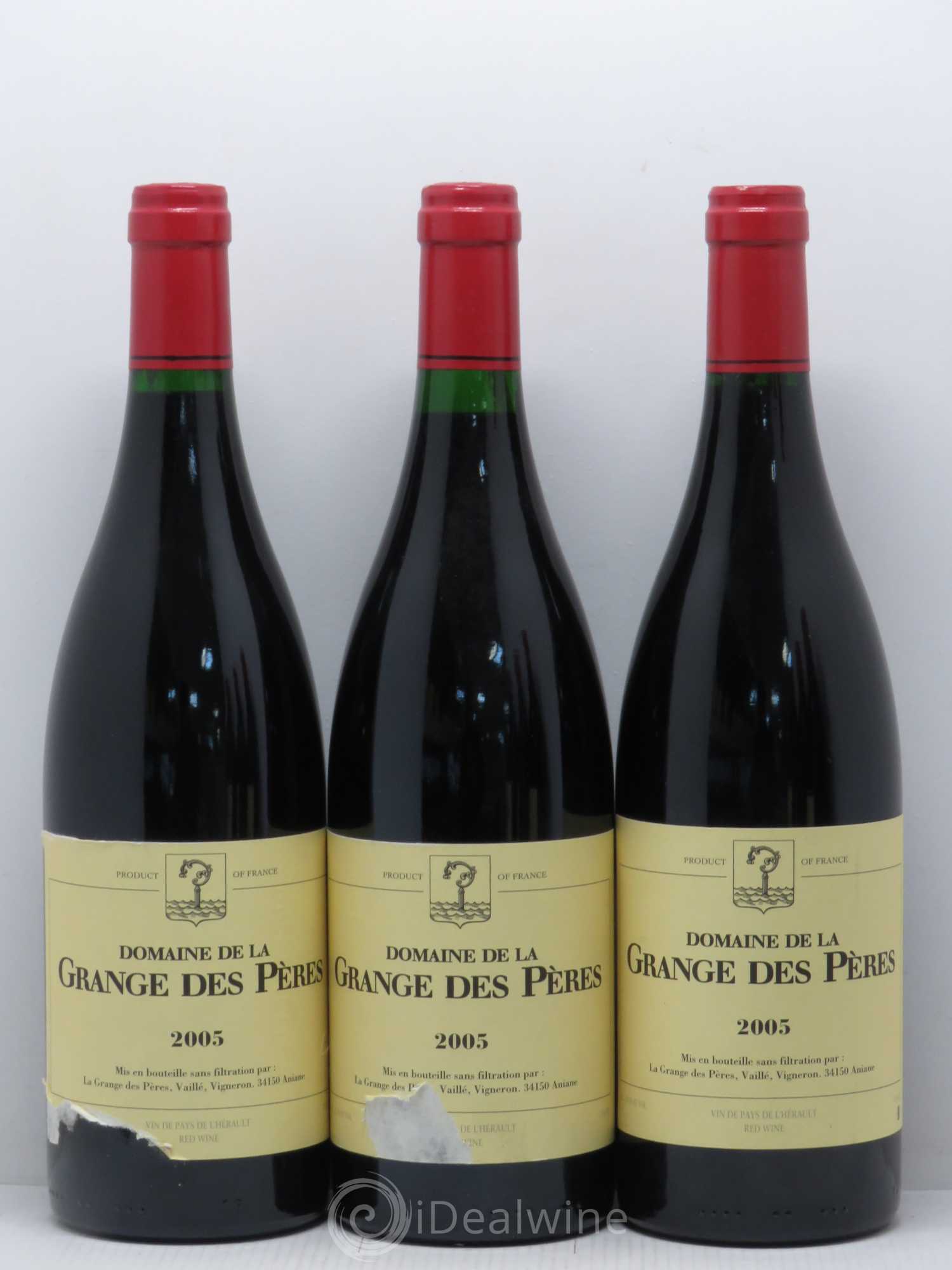 Pays d'Hérault Grange des Pères Laurent Vaillé 2005 - Lotto di 6 bottiglie - 1