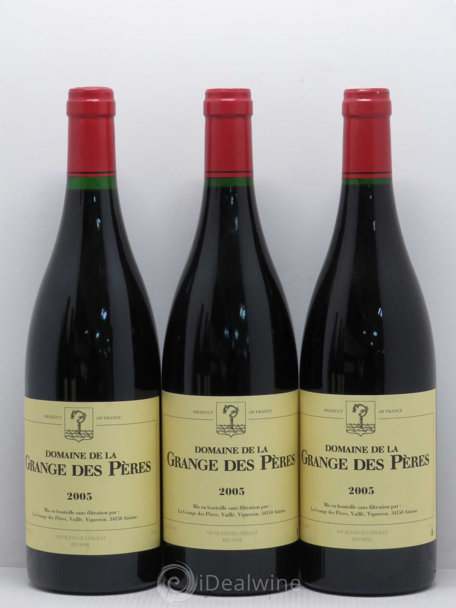 Pays d'Hérault Grange des Pères Laurent Vaillé 2005 - Lotto di 6 bottiglie - 2