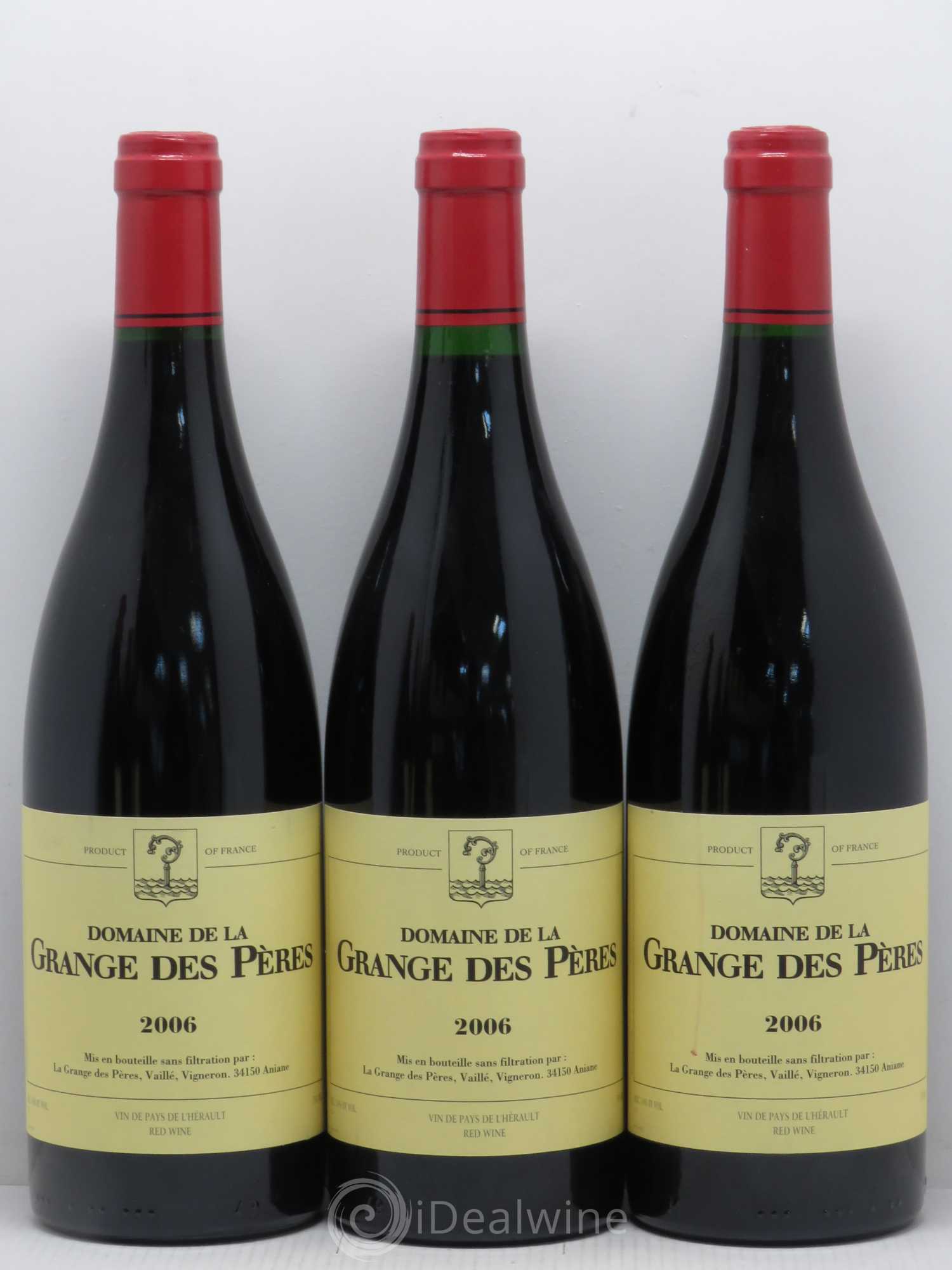 Pays d'Hérault Grange des Pères Laurent Vaillé 2006 - Lotto di 6 bottiglie - 1